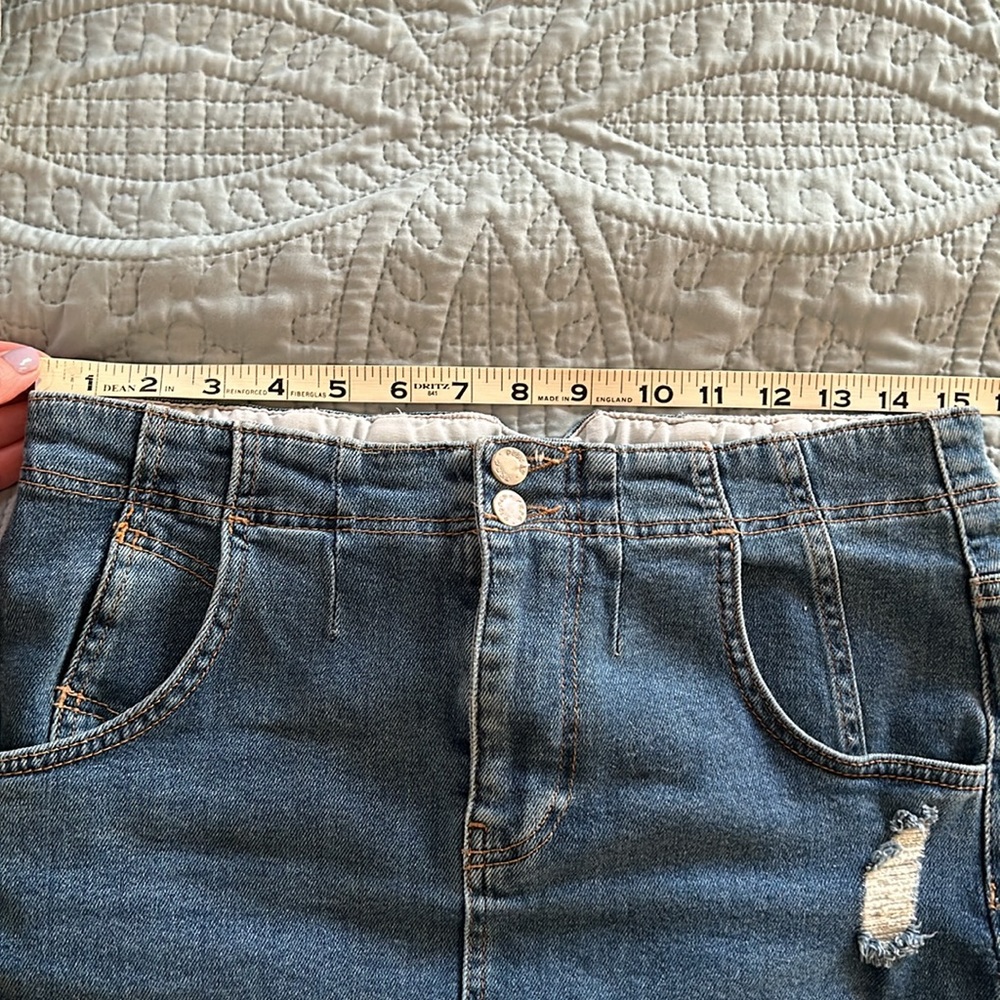 Free People Denim miniskirt - Picture 5 of 7